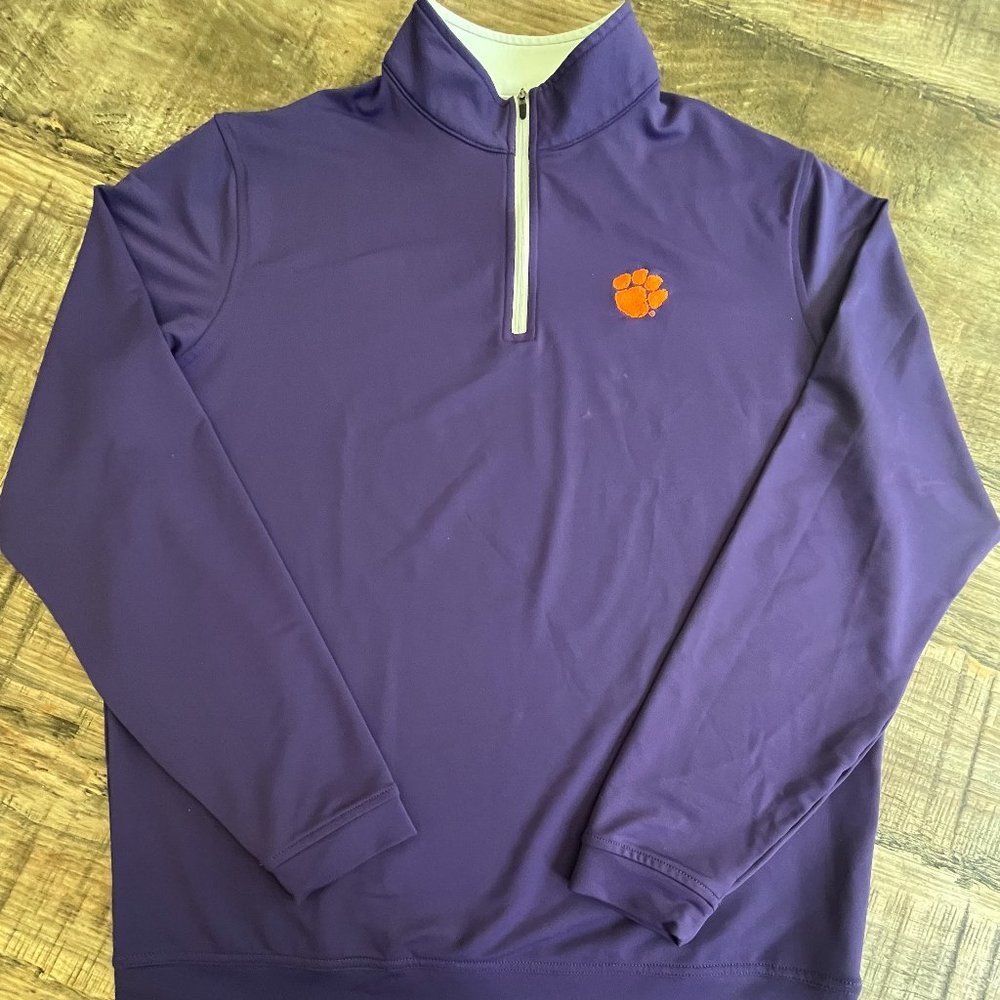 Clemson Peter Millar Quarter-Zip